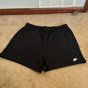 Men’s Nike French Terry shorts, size Large.